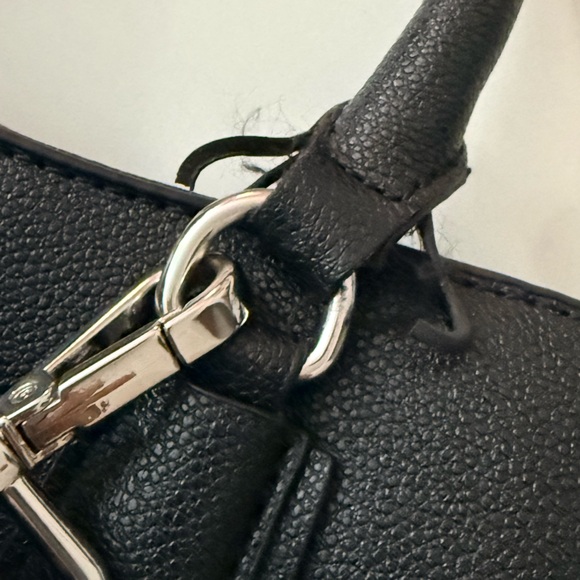 Nine West Black Shoulder Bag with Thick Logo Strap - Picture 3 of 6